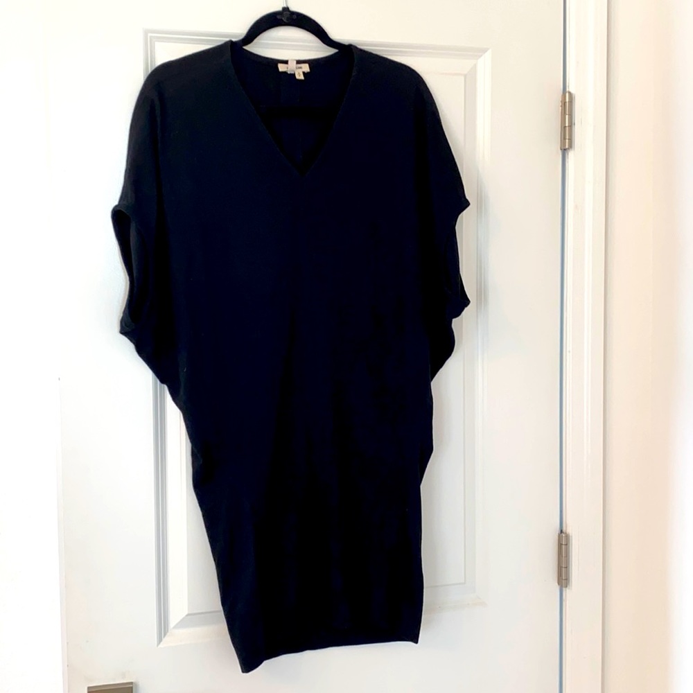 Helmut Lang Wool Batwing Mini Dress